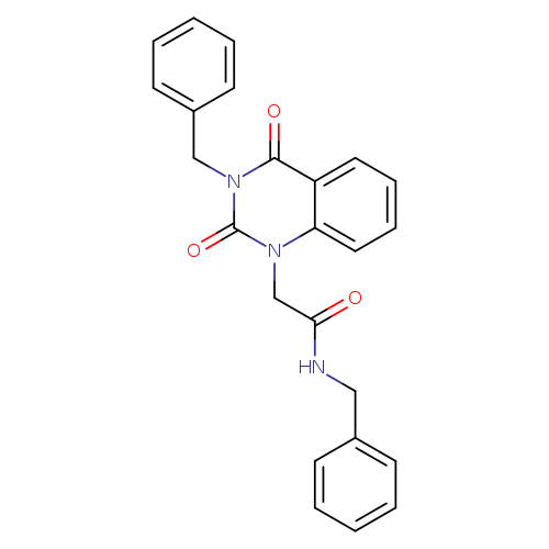 N-benzyl-2-(3-benzyl-2,4-dioxo-1,2,3,4-tetrahydroquinazolin-1-yl)acetamide