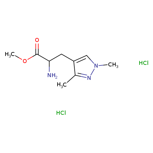 methyl 2-amino-3-(1,3-dimethyl-1h-pyrazol-4-yl)propanoate dihydrochloride