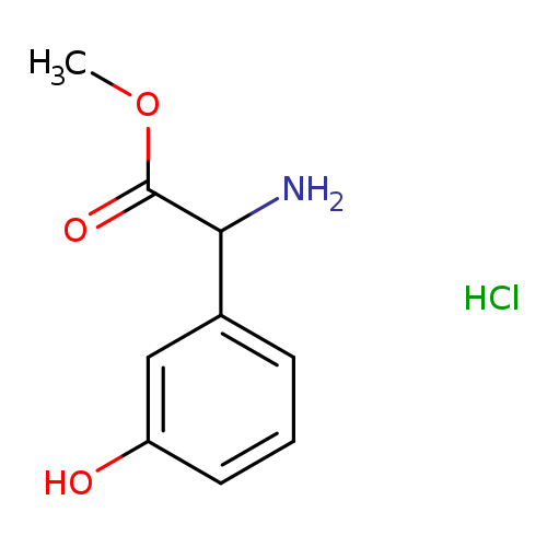methyl 2-amino-2-(3-hydroxyphenyl)acetate hydrochloride