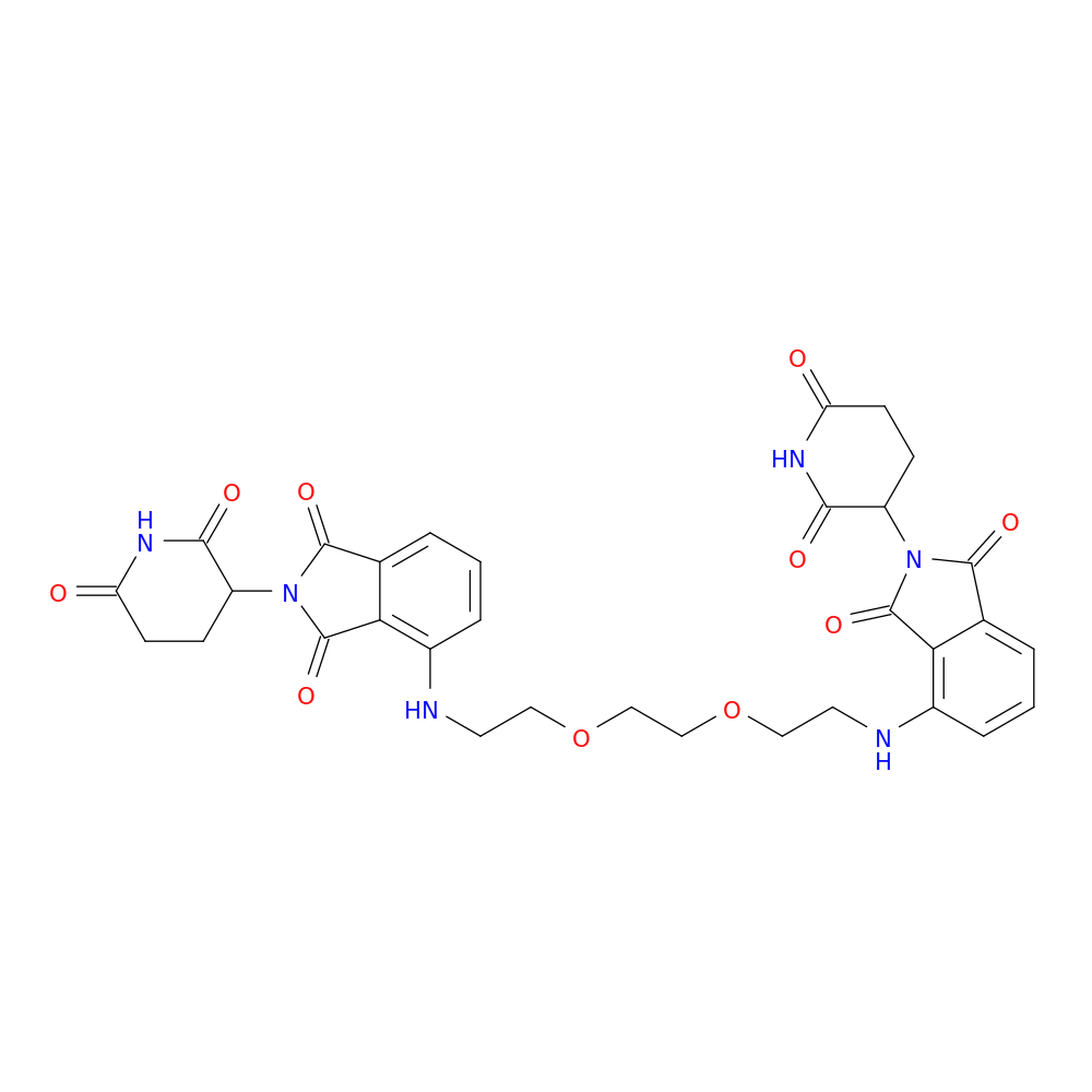 4,4'-(((Ethane-1,2-Diylbis(Oxy))Bis(Ethane-2,1-Diyl))Bis(Azanediyl))Bis(2-(2,6-Dioxopiperidin-3-Yl)Isoindoline-1,3-Dione)