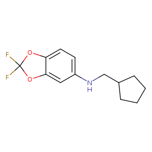 1,3-Benzodioxol-5-amine, N-(cyclopentylmethyl)-2,2-difluoro-