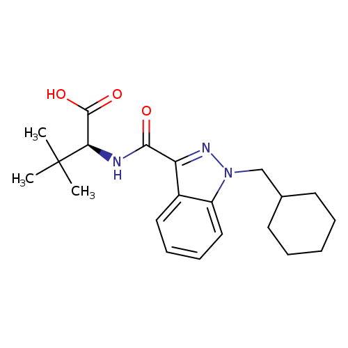 N-[[1-(Cyclohexylmethyl)-1H-indazol-3-yl]carbonyl]-3-methyl-L-valine
