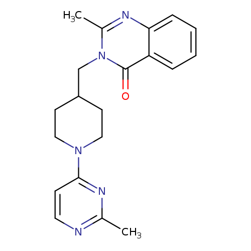 2-methyl-3-{[1-(2-methylpyrimidin-4-yl)piperidin-4-yl]methyl}-3,4-dihydroquinazolin-4-one