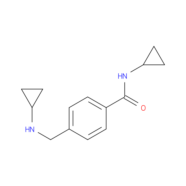 N-cyclopropyl-4-[(cyclopropylamino)methyl]benzamide