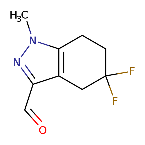5,5-difluoro-1-methyl-4,5,6,7-tetrahydro-1H-indazole-3-carbaldehyde