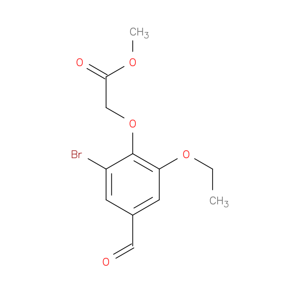 methyl 2-(2-bromo-6-ethoxy-4-formylphenoxy)acetate