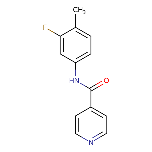 N-(3-fluoro-4-methylphenyl)isonicotinamide