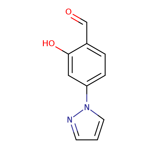 2-hydroxy-4-(1H-pyrazol-1-yl)benzaldehyde