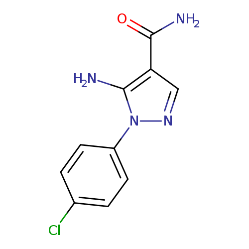 5-amino-1-(4-chlorophenyl)-1h-pyrazole-4-carboxamide