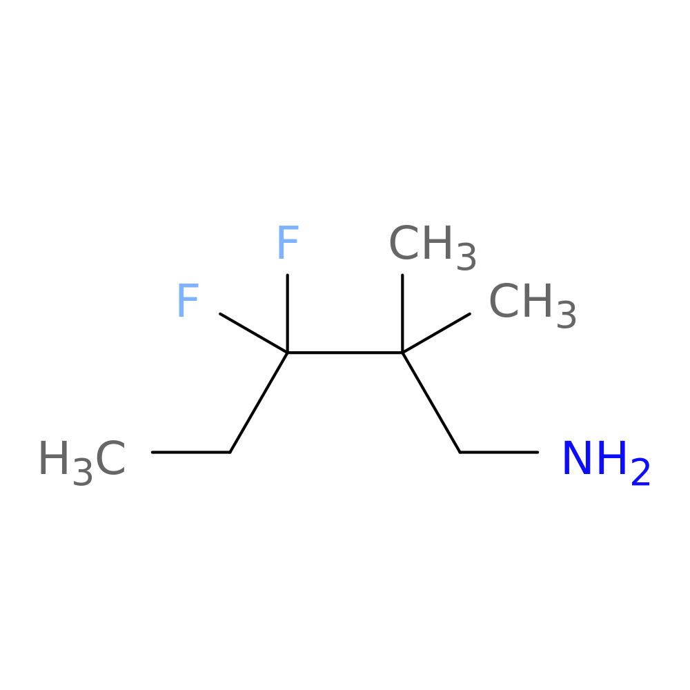 3,3-difluoro-2,2-dimethylpentan-1-amine