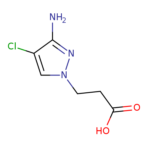 3-(3-Amino-4-chloro-1H-pyrazol-1-yl)propanoic acid
