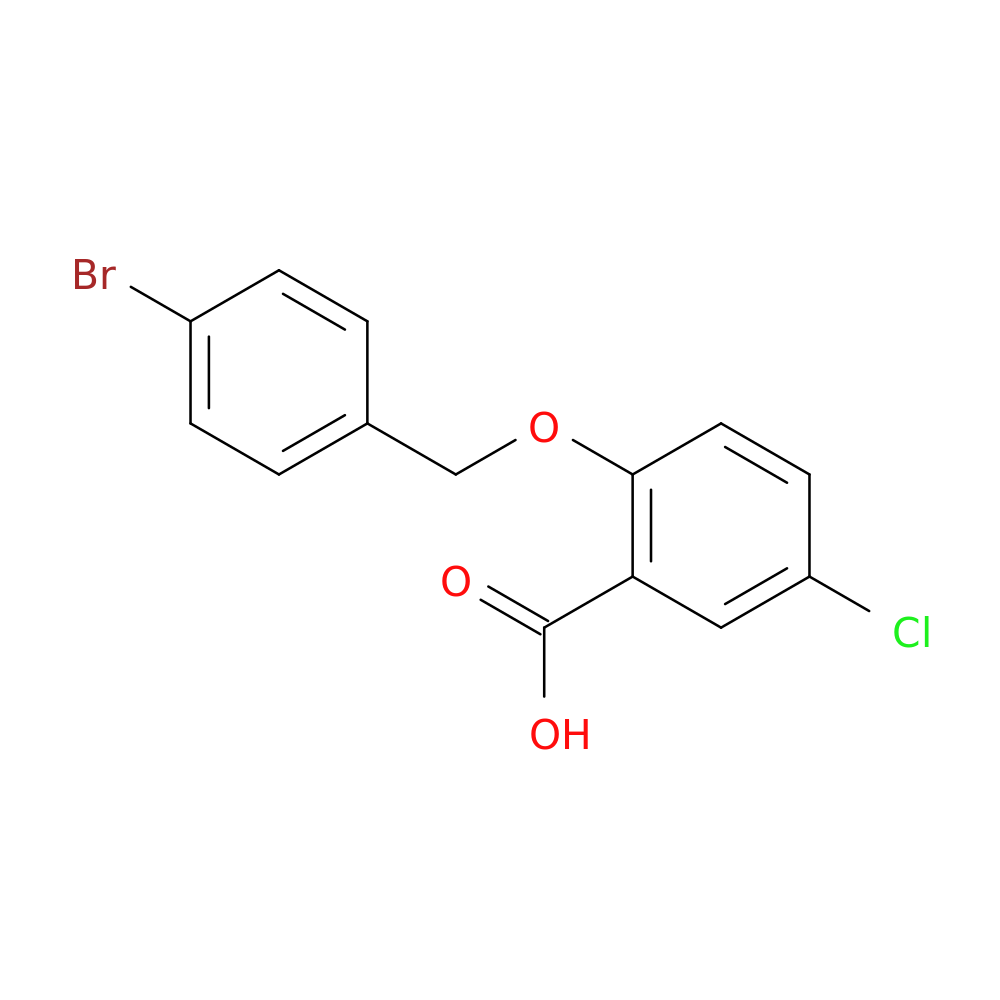 2-[(4-Bromobenzyl)oxy]-5-chlorobenzoic acid