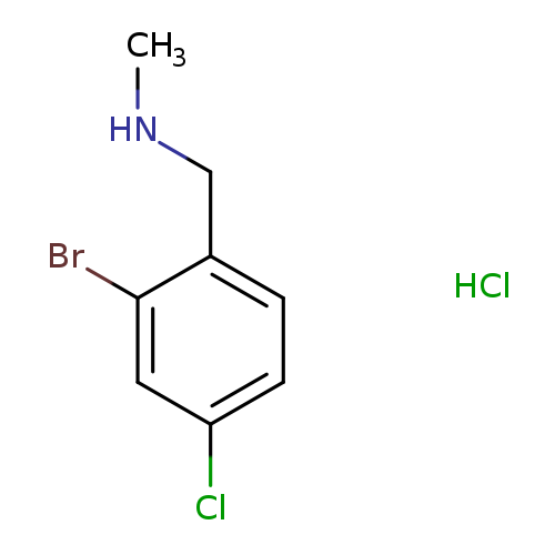 [(2-bromo-4-chlorophenyl)methyl](methyl)amine hydrochloride