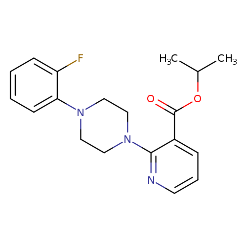 propan-2-yl 2-[4-(2-fluorophenyl)piperazin-1-yl]pyridine-3-carboxylate