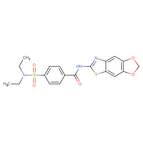 4-(diethylsulfamoyl)-N-{4,6-dioxa-10-thia-12-azatricyclo[7.3.0.0^{3,7}]dodeca-1(9),2,7,11-tetraen-11-yl}benzamide