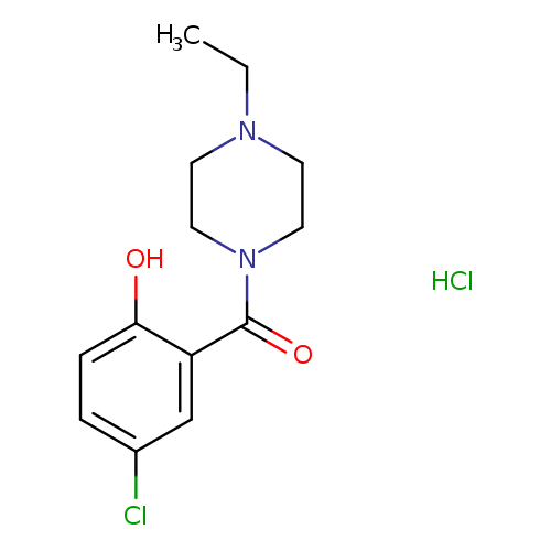 4-Chloro-2-[(4-ethylpiperazin-1-yl)carbonyl]phenol hydrochloride