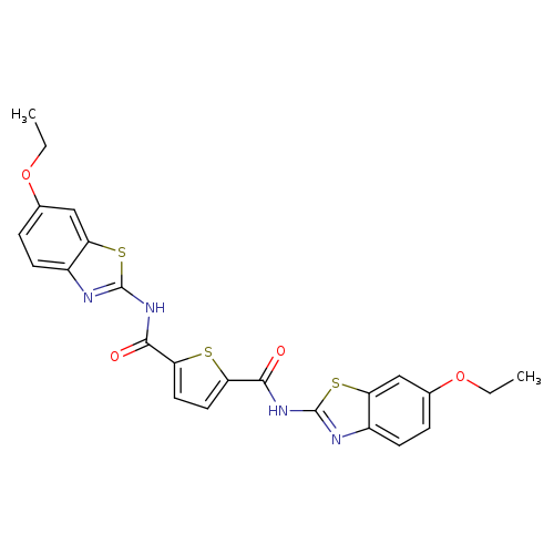 N2,N5-bis(6-ethoxy-1,3-benzothiazol-2-yl)thiophene-2,5-dicarboxamide