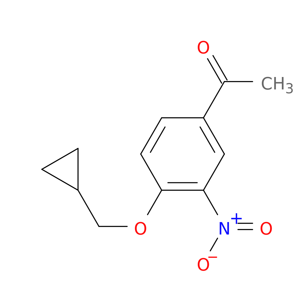 1-(4-Cyclopropylmethoxy-3-nitro-phenyl)-ethanone