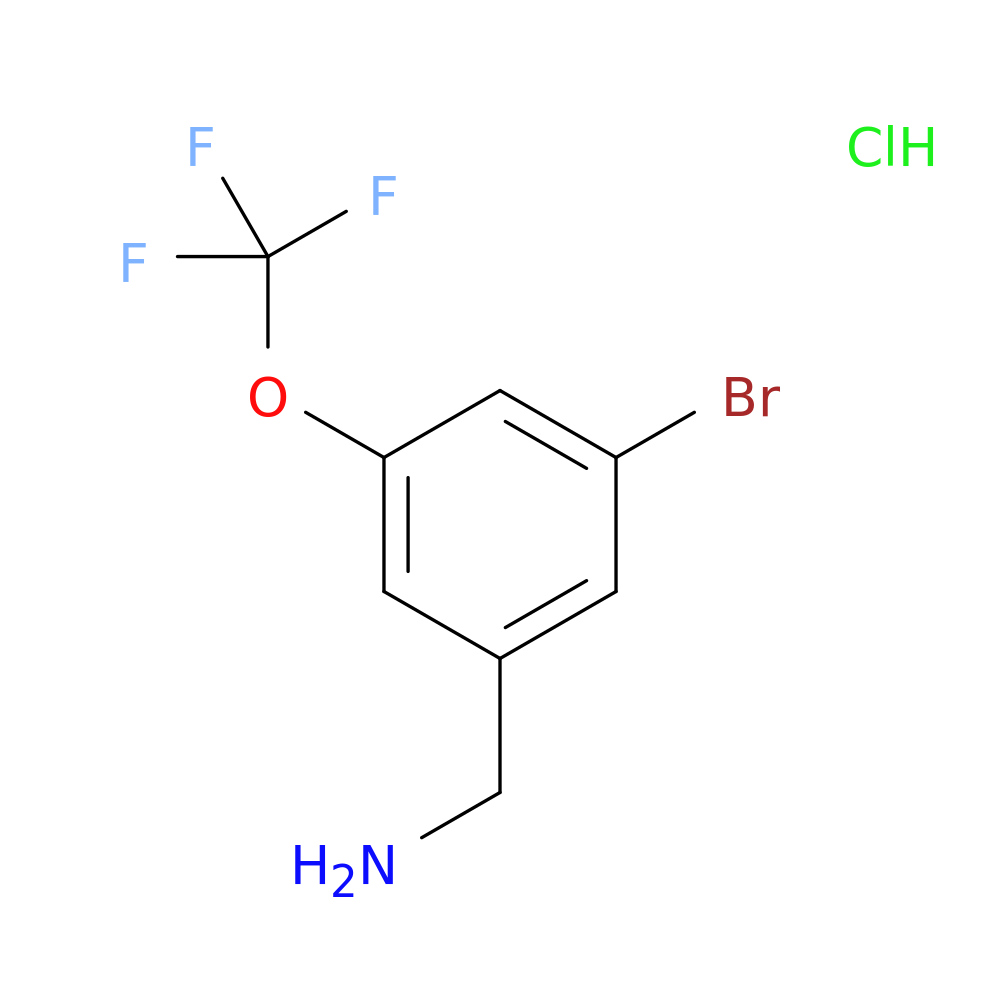 1-[3-bromo-5-(trifluoromethoxy)phenyl]methanamine hydrochloride