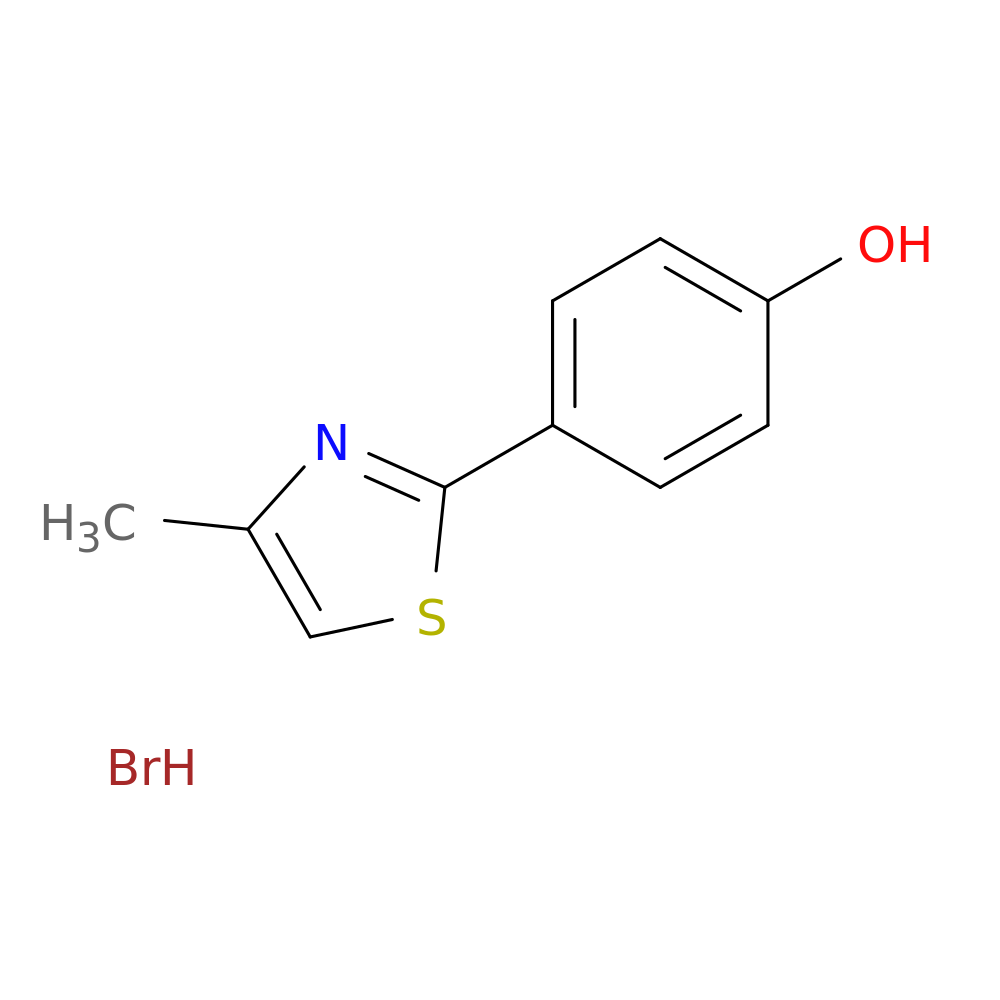 4-(4-methyl-1,3-thiazol-2-yl)phenol hydrobromide