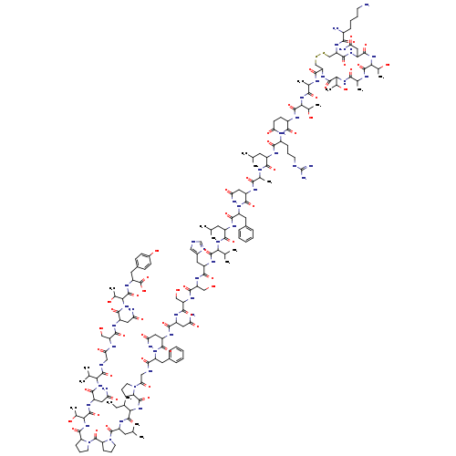 L-Tyrosinamide, L-lysyl-L-cysteinyl-L-asparaginyl-L-threonyl-L-alanyl-L-threonyl-L-cysteinyl-L-alanyl-L-threonyl-L-glutaminyl-L-arginyl-L-leucyl-L-alanyl-L-asparaginyl-L-phenylalanyl-L-leucyl-L-valyl-L-histidyl-L-seryl-L-seryl-L-asparaginyl-L-asparaginyl-L-phenylalanylglycyl-L-prolyl-L-isoleucyl-L-leucyl-L-prolyl-L-prolyl-L-threonyl-L-asparaginyl-L-valylglycyl-L-seryl-L-asparaginyl-L-threonyl-, cyclic (2→7)-disulfide