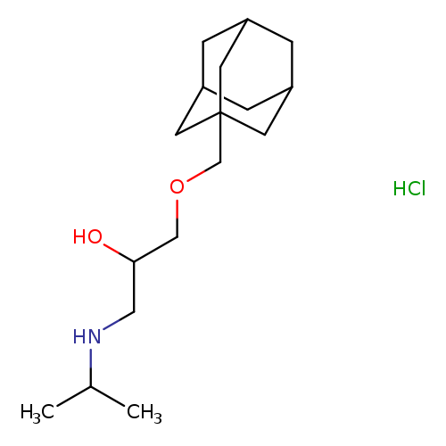 {3-[(adamantan-1-yl)methoxy]-2-hydroxypropyl}(propan-2-yl)amine hydrochloride
