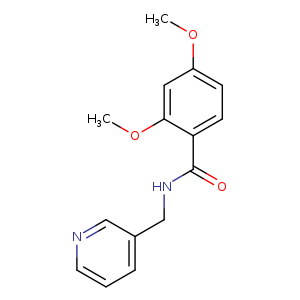 2,4-dimethoxy-N-(3-pyridinylmethyl)benzamide