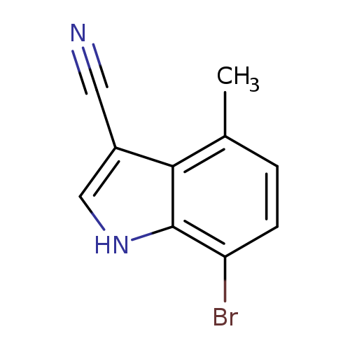 7-bromo-4-methyl-1H-indole-3-carbonitrile
