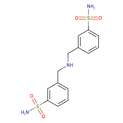 3-({[(3-sulfamoylphenyl)methyl]amino}methyl)benzene-1-sulfonamide