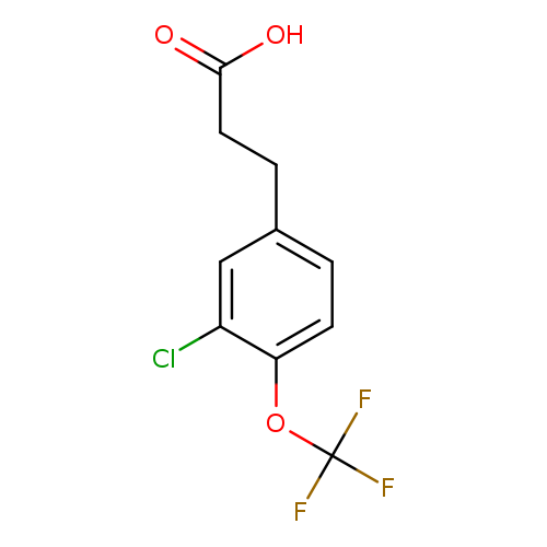 3-[3-Chloro-4-(trifluoromethoxy)phenyl]propanoic acid