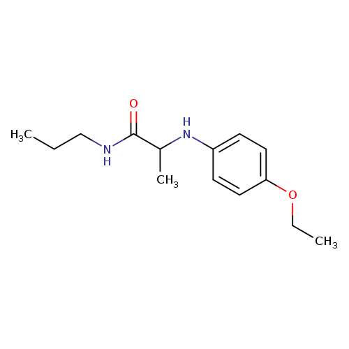 2-[(4-ETHOXYPHENYL)AMINO]-N-PROPYLPROPANAMIDE