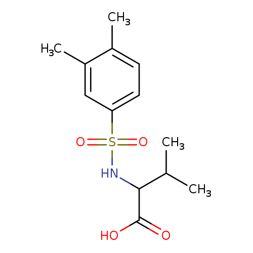 2-(3,4-dimethylbenzenesulfonamido)-3-methylbutanoic acid