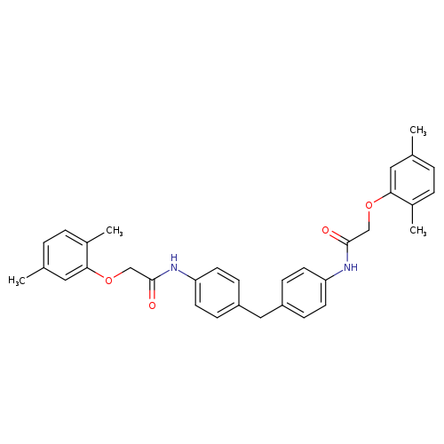2-(2,5-dimethylphenoxy)-N-[4-(4-{[(2,5-dimethylphenoxy)acetyl]amino}benzyl)phenyl]acetamide