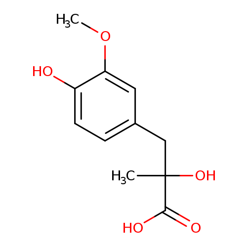 2-hydroxy-3-(4-hydroxy-3-methoxyphenyl)-2-methylpropanoicacid