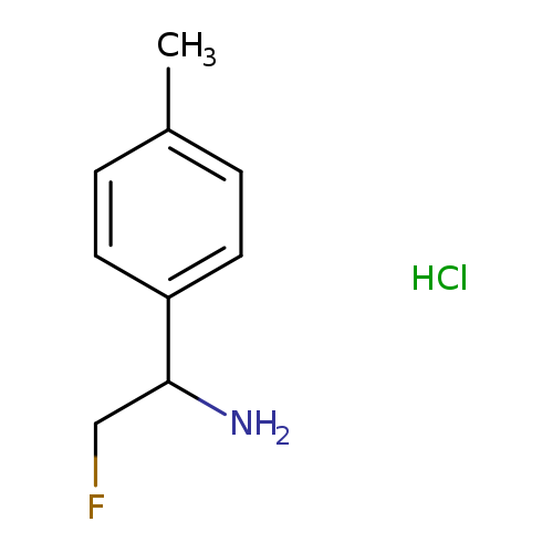 2-fluoro-1-(4-methylphenyl)ethan-1-amine hydrochloride