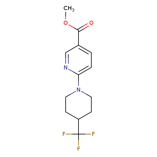 Methyl 6-[4-(trifluoromethyl)piperidino]nicotinate