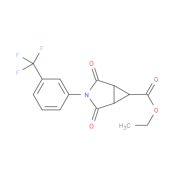 Ethyl 2,4-dioxo-3-[3-(trifluoromethyl)phenyl]-3-azabicyclo[3.1.0]hexane-6-carboxylate