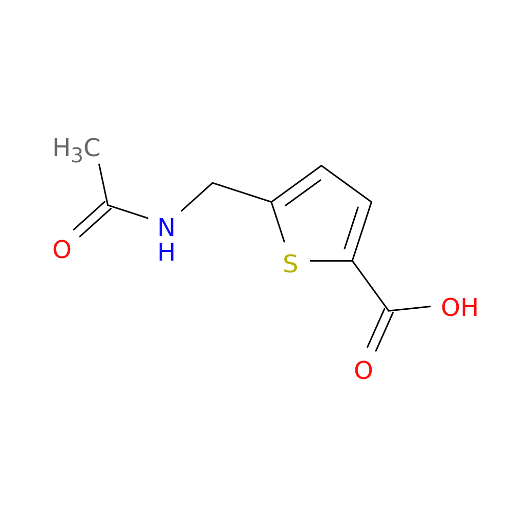 5-(acetamidomethyl)thiophene-2-carboxylic acid