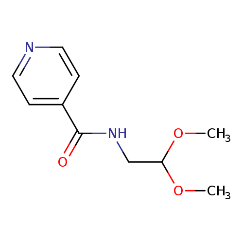N-(2,2-dimethoxyethyl)pyridine-4-carboxamide