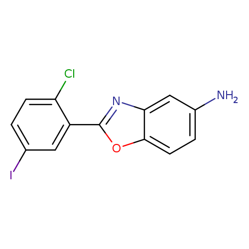 2-(2-Chloro-5-iodophenyl)-1,3-benzoxazol-5-amine