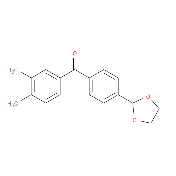 3,4-Dimethyl-4'-(1,3-dioxolan-2-yl)benzophenone