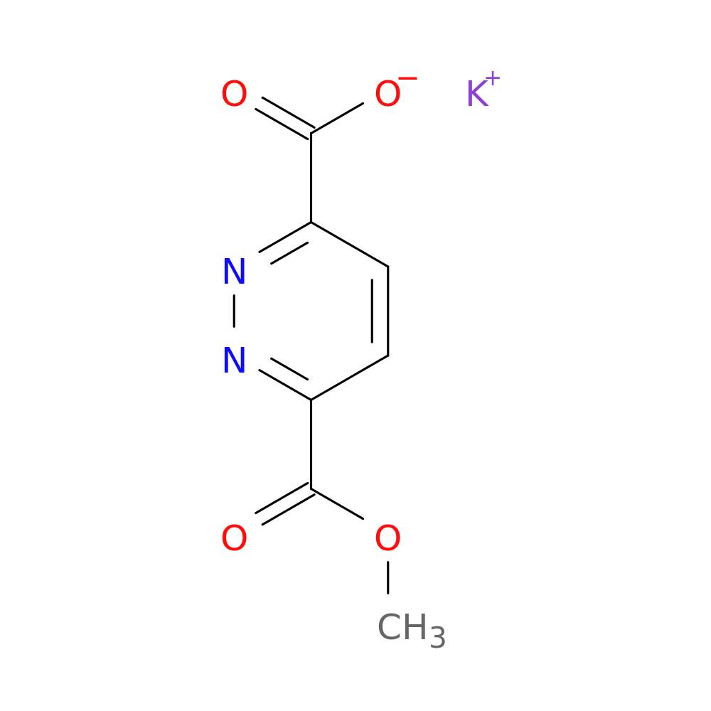 potassium 6-(methoxycarbonyl)pyridazine-3-carboxylate