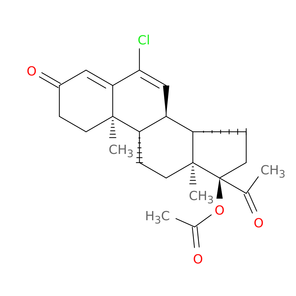 17-(Acetyloxy)-6-chloropregna-4,6-diene-3,20-dione