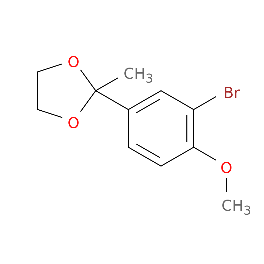2-(3-Bromo-4-methoxyphenyl)-2-methyl-1,3-dioxolane