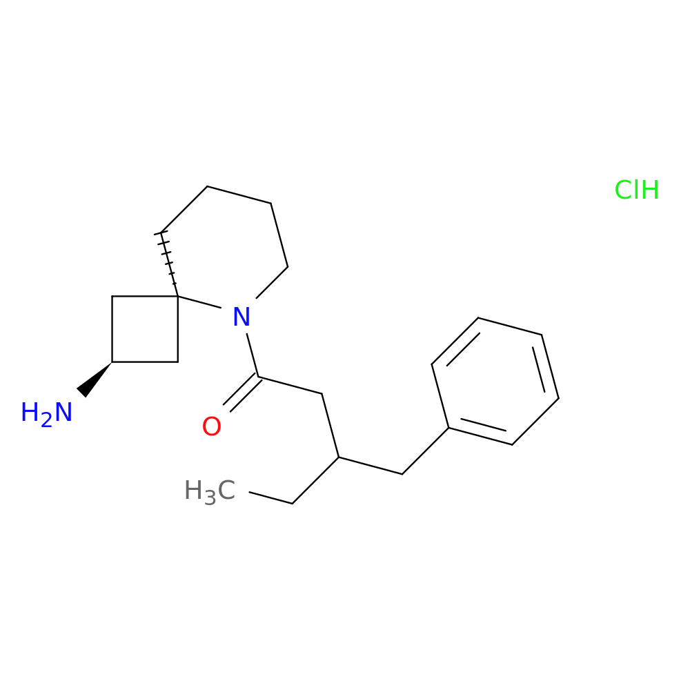 3-benzyl-1-[(2r,4s)-2-amino-5-azaspiro[3.5]nonan-5-yl]pentan-1-one hydrochloride