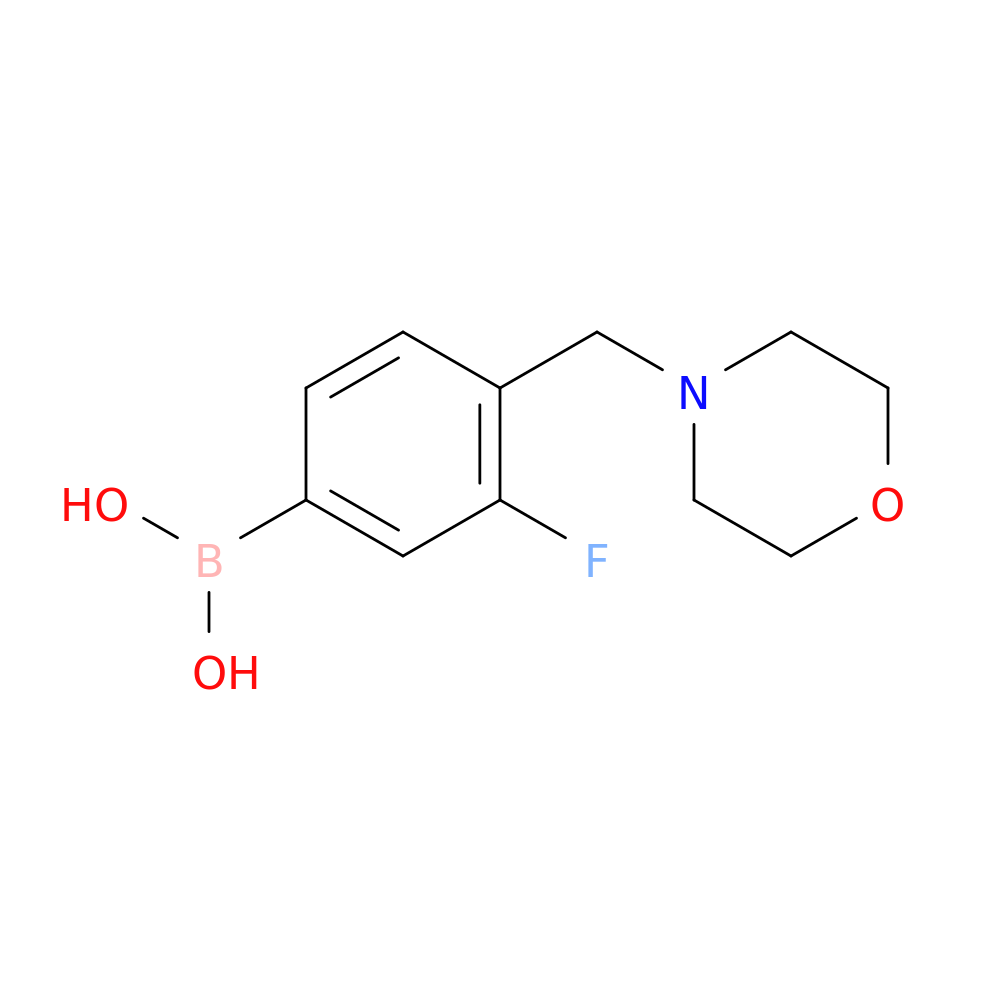 (3-fluoro-4-(morpholinomethyl)phenyl)boronic acid