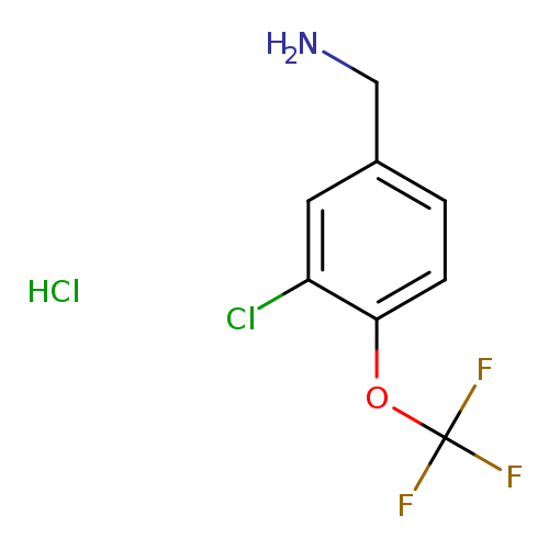 1-[3-chloro-4-(trifluoromethoxy)phenyl]methanamine hydrochloride