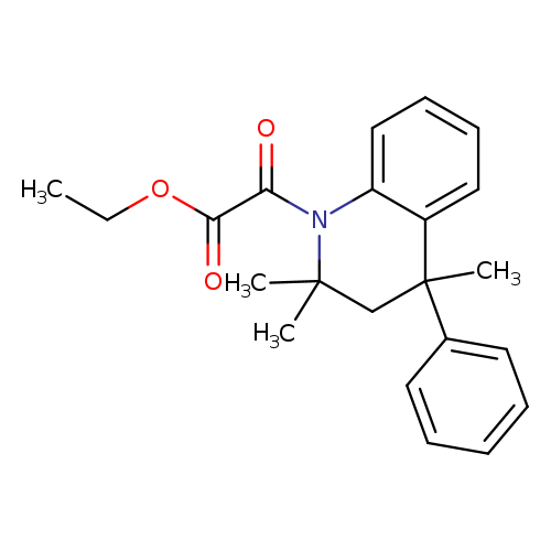 Ethyl oxo(2,2,4-trimethyl-4-phenyl-3,4-dihydroquinolin-1(2h)-yl)acetate