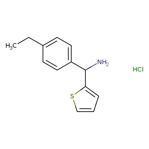 (4-ethylphenyl)(thiophen-2-yl)methanamine hydrochloride