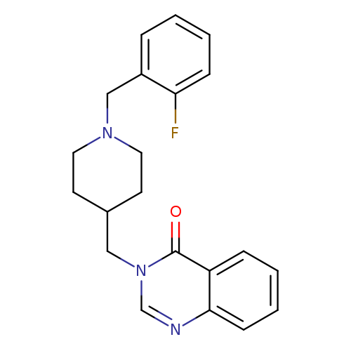 3-({1-[(2-fluorophenyl)methyl]piperidin-4-yl}methyl)-3,4-dihydroquinazolin-4-one